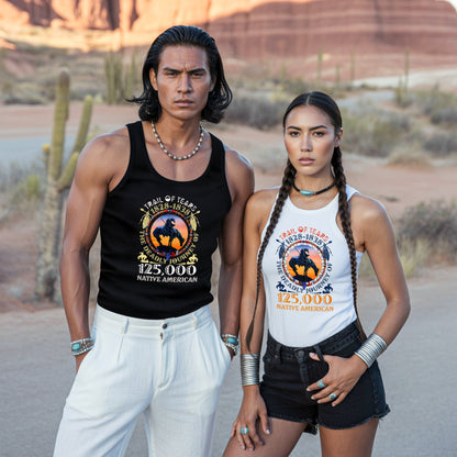Trail of Tears Memorial 125,000 Native Americans Lost Unisex Tank Top