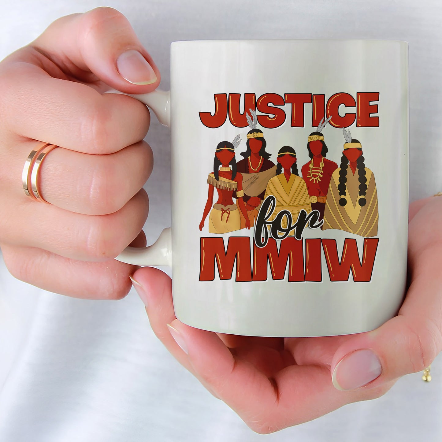 Justice For MMIW Ceramic Coffee Mug 002