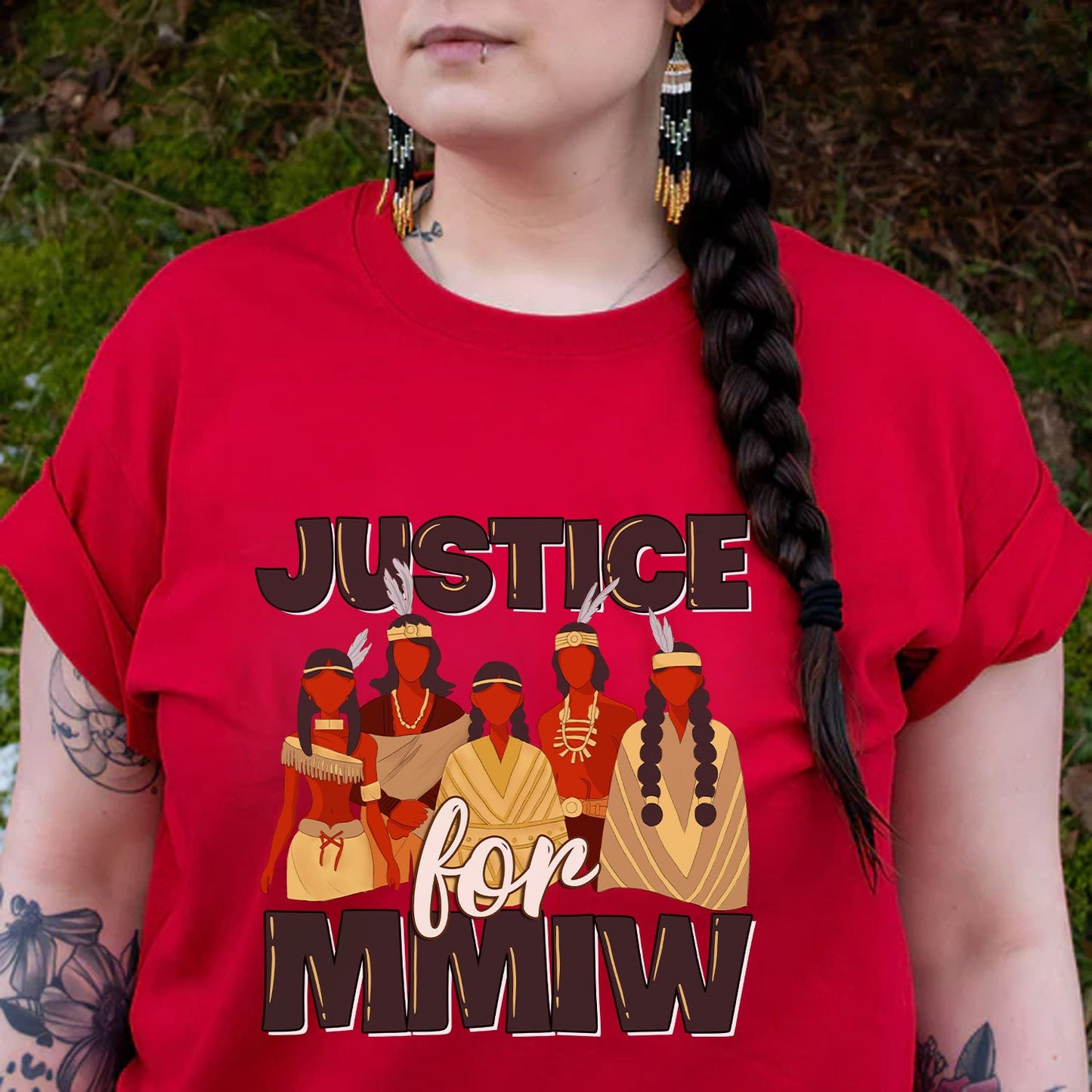 Justice For MMIW Native American Unisex T-Shirt/Hoodie/Sweatshirt