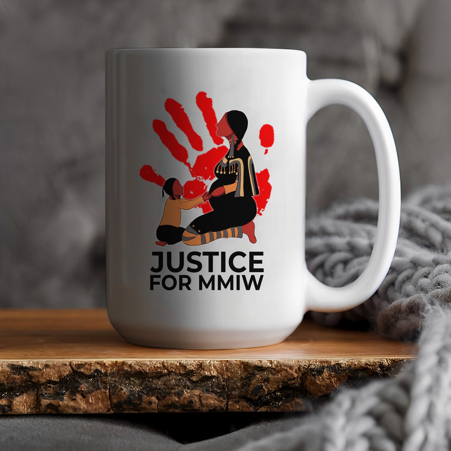 Justice For MMIW Ceramic Coffee Mug 015