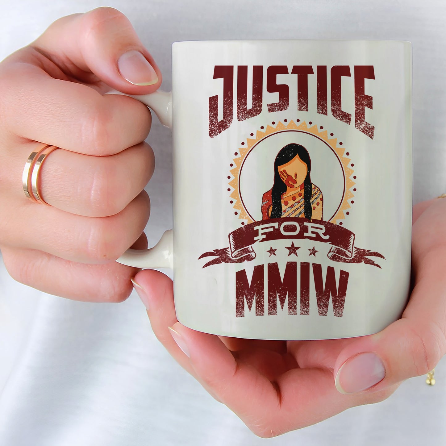 Justice For MMIW Ceramic Coffee Mug 016