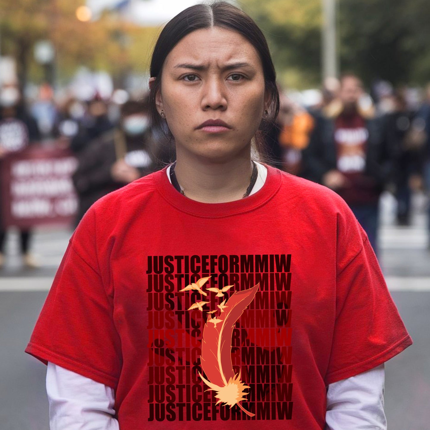 Justice For MMIW Unisex Feather T-Shirt/Hoodie/Sweatshirt