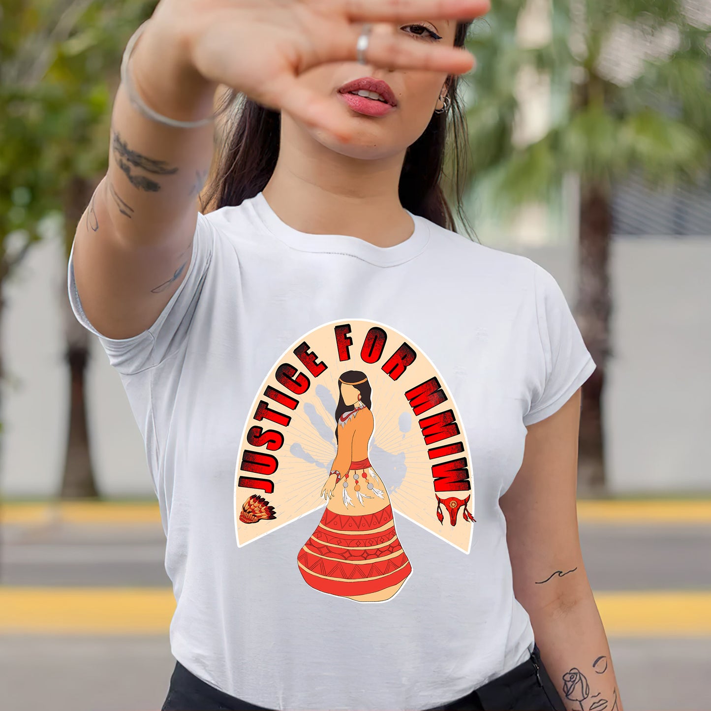 Justice For MMIW Unisex Feather T-Shirt/Hoodie/Sweatshirt