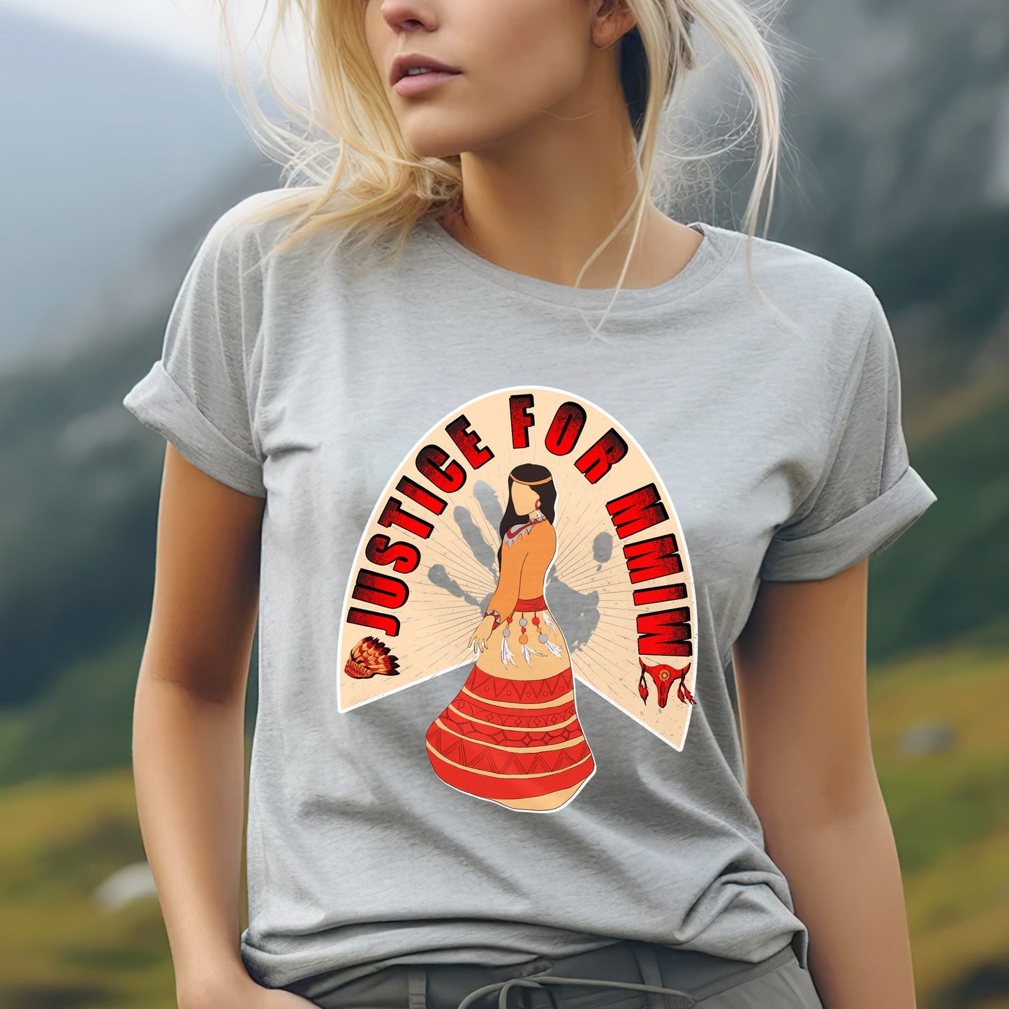 Justice For MMIW Unisex Feather T-shirt/Hoodie/Sweatshirt