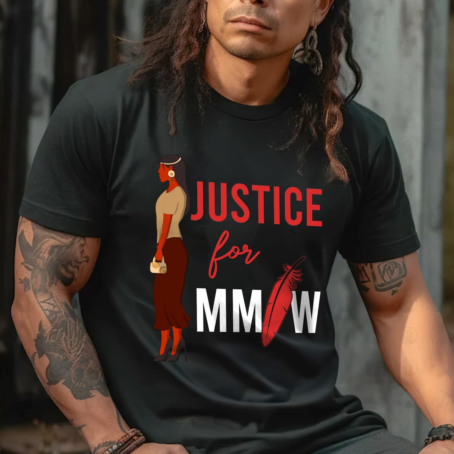 Justice For MMIW Unisex Feather T-Shirt/Hoodie/Sweatshirt