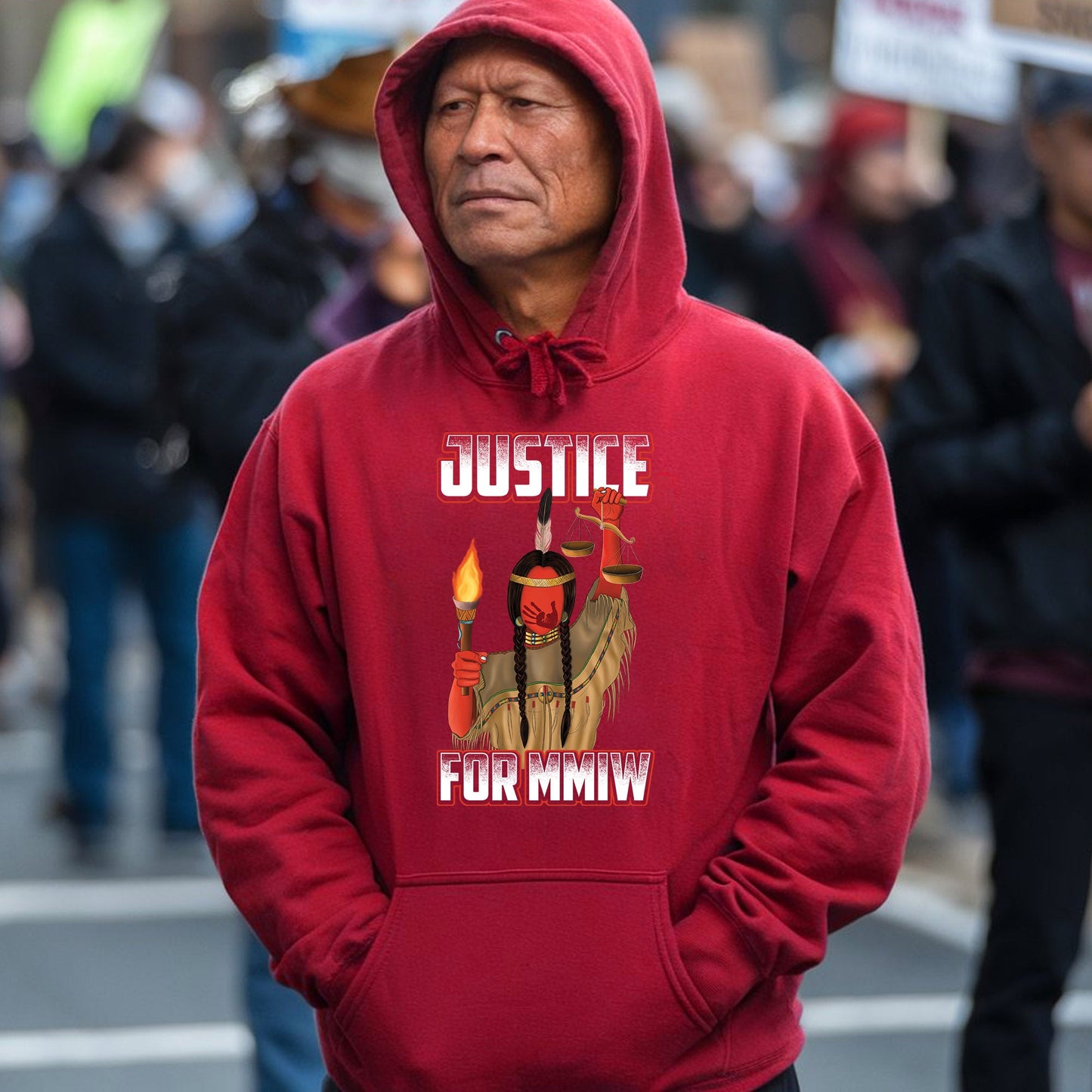 Justice For MMIW Unisex Feather T-shirt/Hoodie/Sweatshirt