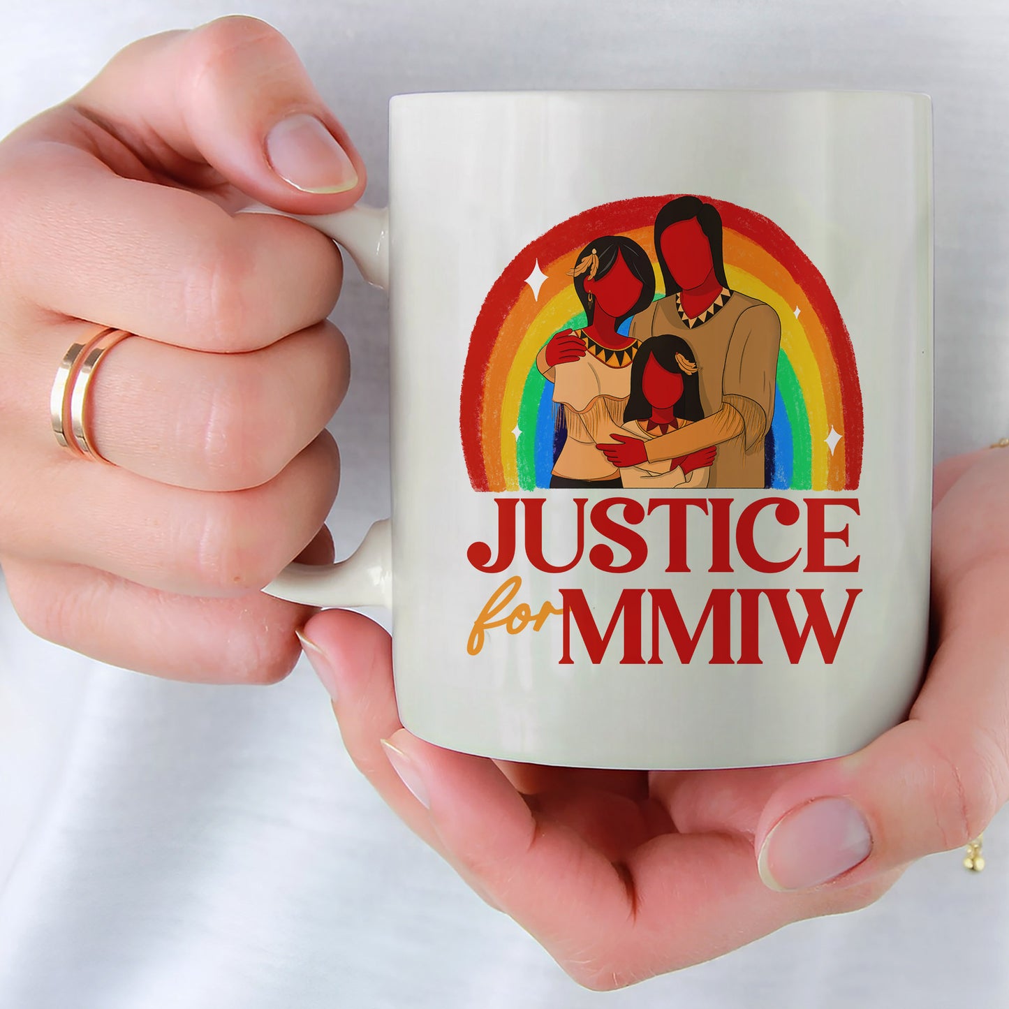 Justice For MMIW Ceramic Coffee Mug 009