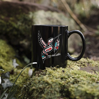 Every Child Matters Hummingbird With Feather Design Ceramic Coffee Mug