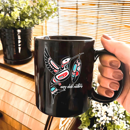 Every Child Matters Hummingbird With Feather Design Ceramic Coffee Mug