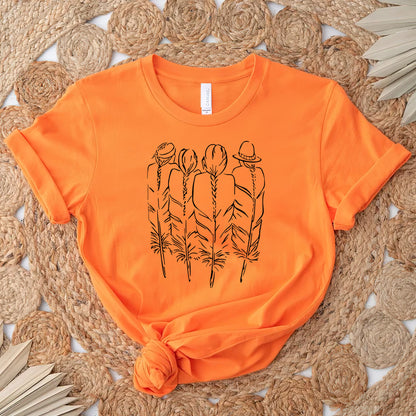 Every Child Matters Indigenous Braids & Feathers Unisex T-Shirt/Hoodie/Sweatshirt