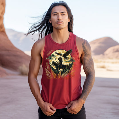 Trail Of Tears - Native American Chief Ride Horse Unisex Tank Top