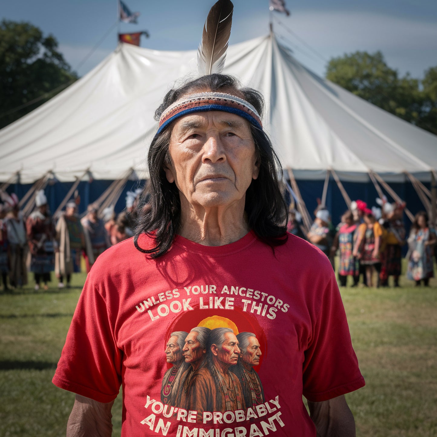 An Immigrant-Unless Your Ancestors Look Like This Unisex T-Shirt/Hoodie/Sweatshirt
