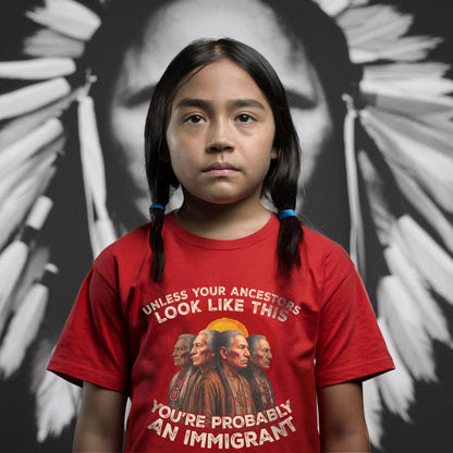 An Immigrant-Unless Your Ancestors Look Like This Unisex T-Shirt/Hoodie/Sweatshirt