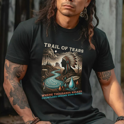 Trail Of Tears - Where Thousands Walked Countless Dreams Were Buried Unisex T-Shirt/Hoodie/Sweatshirt