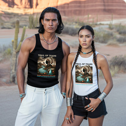 Trail Of Tears - Where Thousands Walked Countless Dreams Were Buried Unisex Tank Top