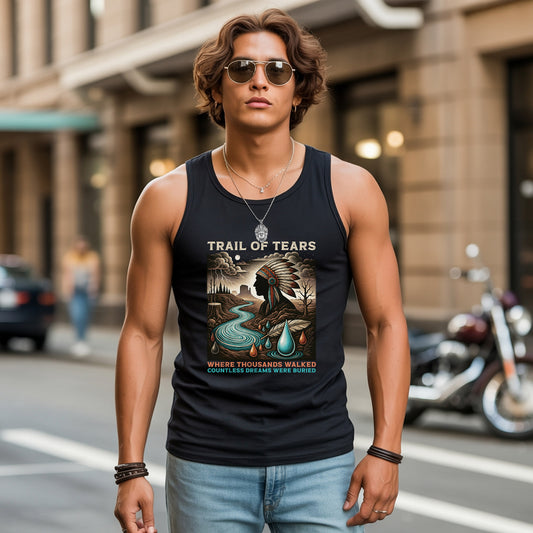 Trail Of Tears - Where Thousands Walked Countless Dreams Were Buried Unisex Tank Top