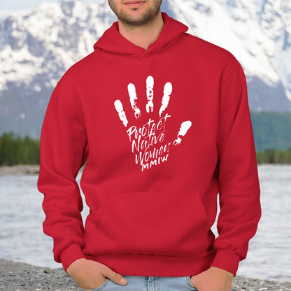 MMIW Protect Native Women Red Hand Unisex T-Shirt/T-Shirt V-Neck/Hoodie/Sweatshirt
