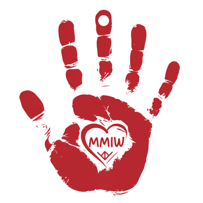 MMIW Red Hand Native American - Unique Christmas Gift Decor Flat Acrylic