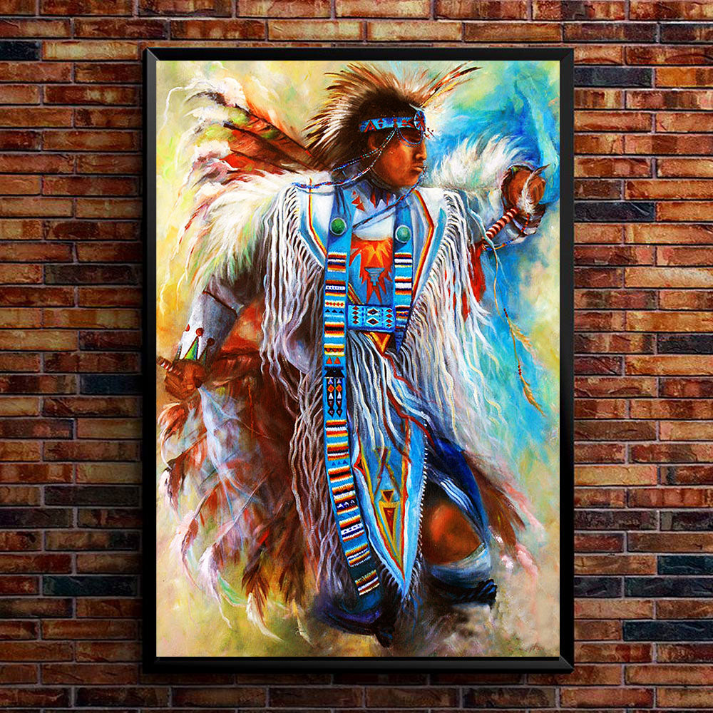 Native American Man Dance Poster/Canvas