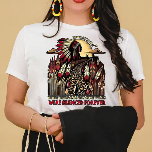 Trail Of Tears - Where Thousands Of Native Chief Unisex T-Shirt/Hoodie/Sweatshirt