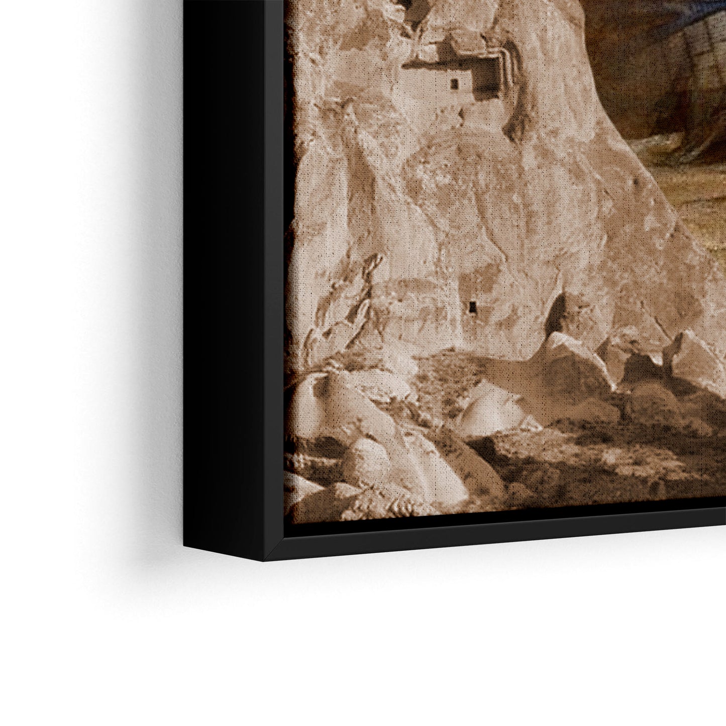 The Three Native American Chief Portrait Poster/Canvas