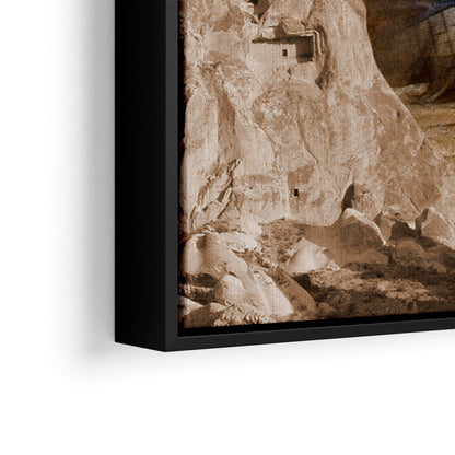 The Three Native American Chief Portrait Poster/Canvas