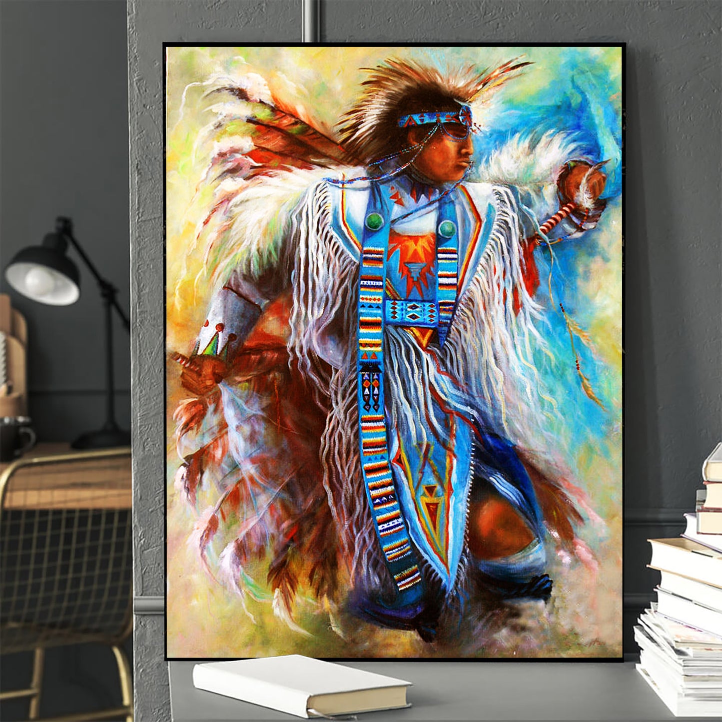 Native American Man Dance Poster/Canvas