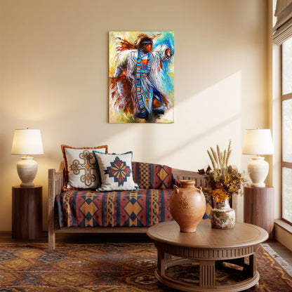 Native American Man Dance Poster/Canvas