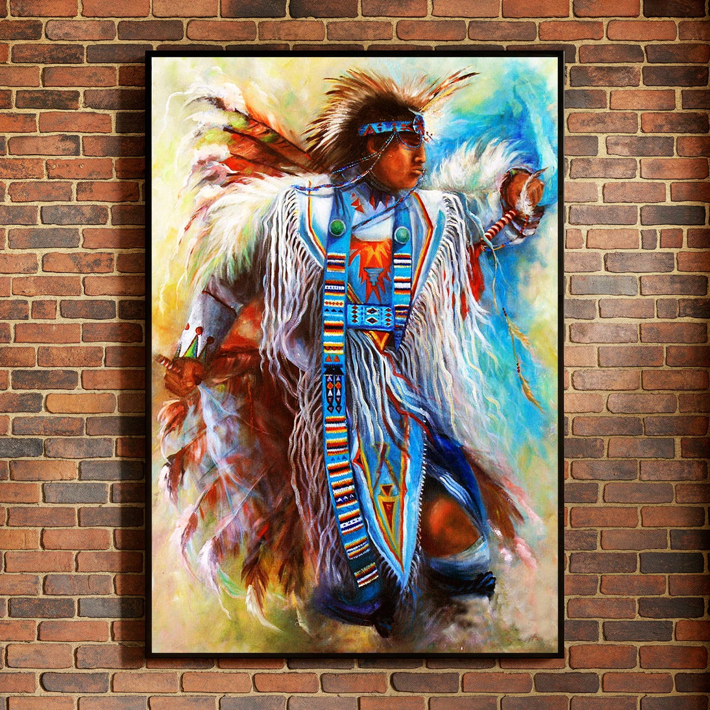 Native American Man Dance Poster/Canvas