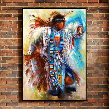 Native American Man Dance Poster/Canvas