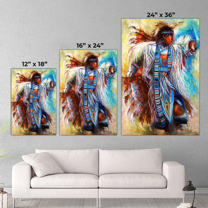 Native American Man Dance Poster/Canvas