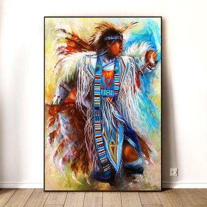 Native American Man Dance Poster/Canvas