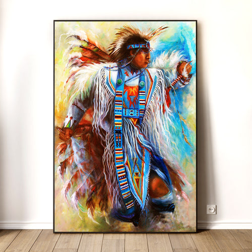 Native American Man Dance Poster/Canvas