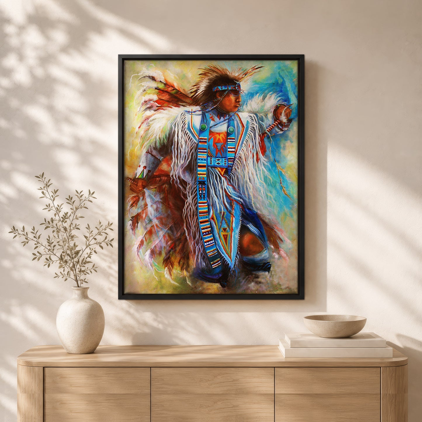 Native American Man Dance Poster/Canvas