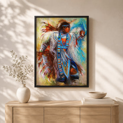 Native American Man Dance Poster/Canvas