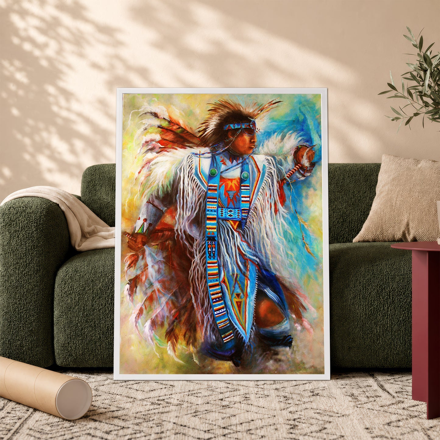 Native American Man Dance Poster/Canvas