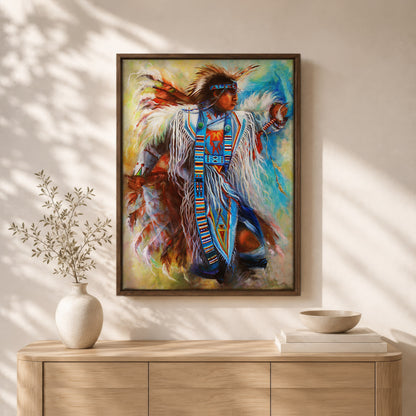 Native American Man Dance Poster/Canvas