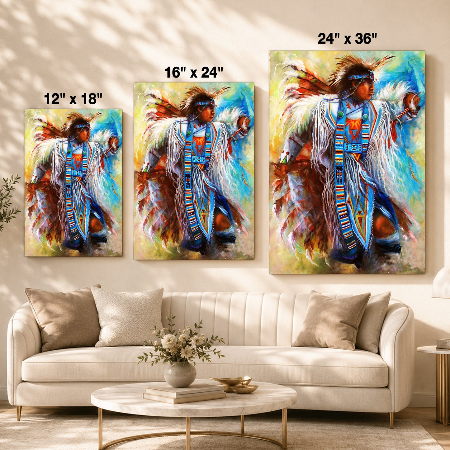 Native American Man Dance Poster/Canvas
