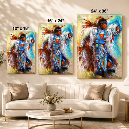 Native American Man Dance Poster/Canvas