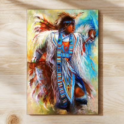 Native American Man Dance Poster/Canvas