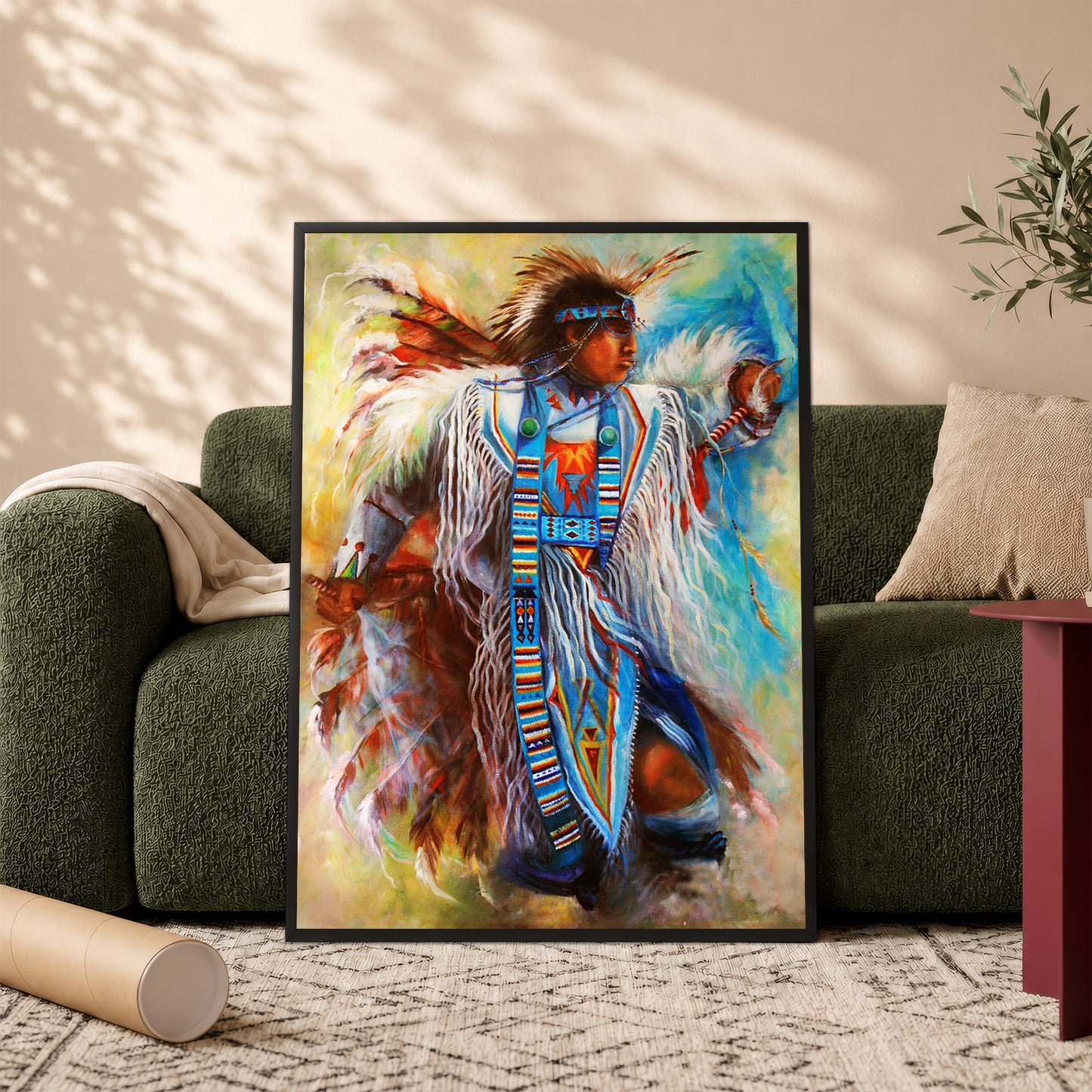 Native American Man Dance Poster/Canvas