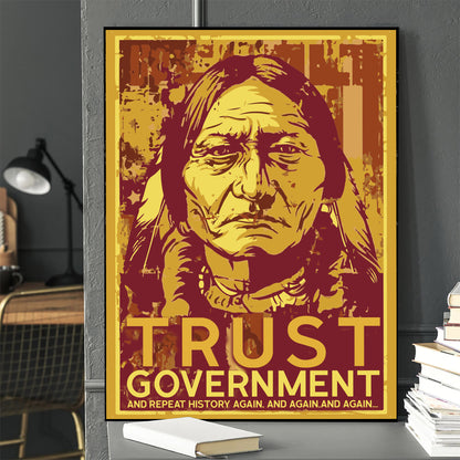 The Native Chief Portrait Poster/Canvas