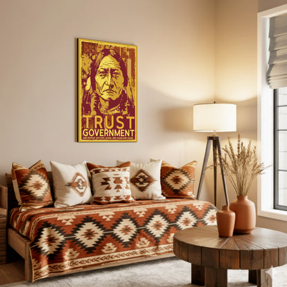 The Native Chief Portrait Poster/Canvas