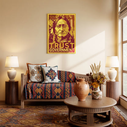 The Native Chief Portrait Poster/Canvas