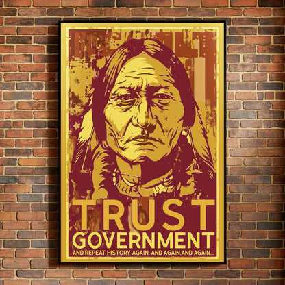 The Native Chief Portrait Poster/Canvas