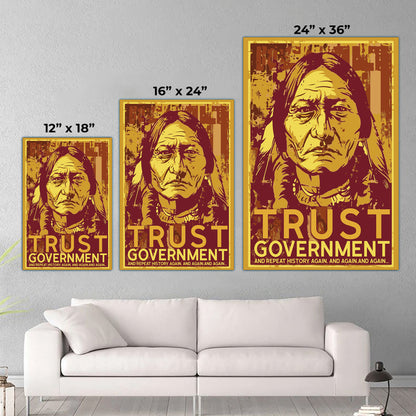 The Native Chief Portrait Poster/Canvas