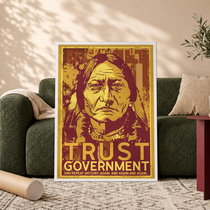 The Native Chief Portrait Poster/Canvas