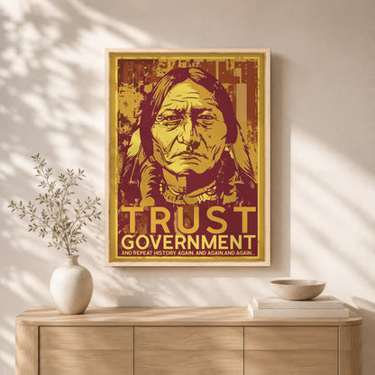 The Native Chief Portrait Poster/Canvas