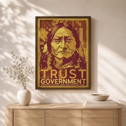 The Native Chief Portrait Poster/Canvas