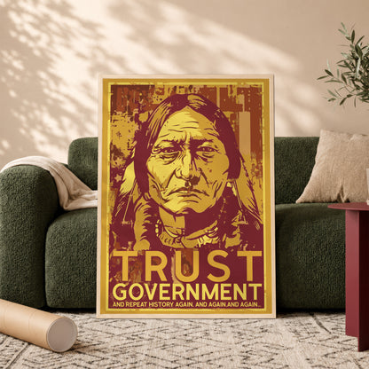 The Native Chief Portrait Poster/Canvas